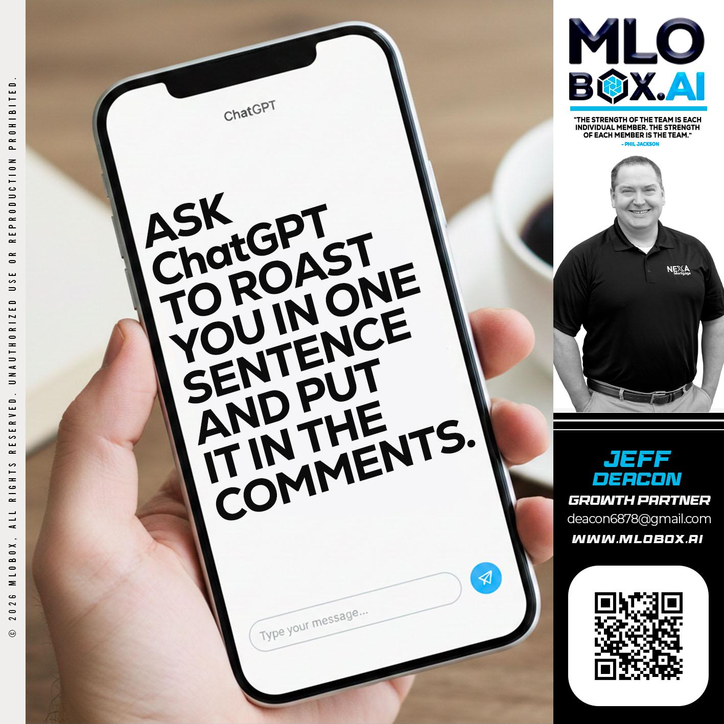 ASK CHAT GPT - Jeff Deacon -Home Loan Expert