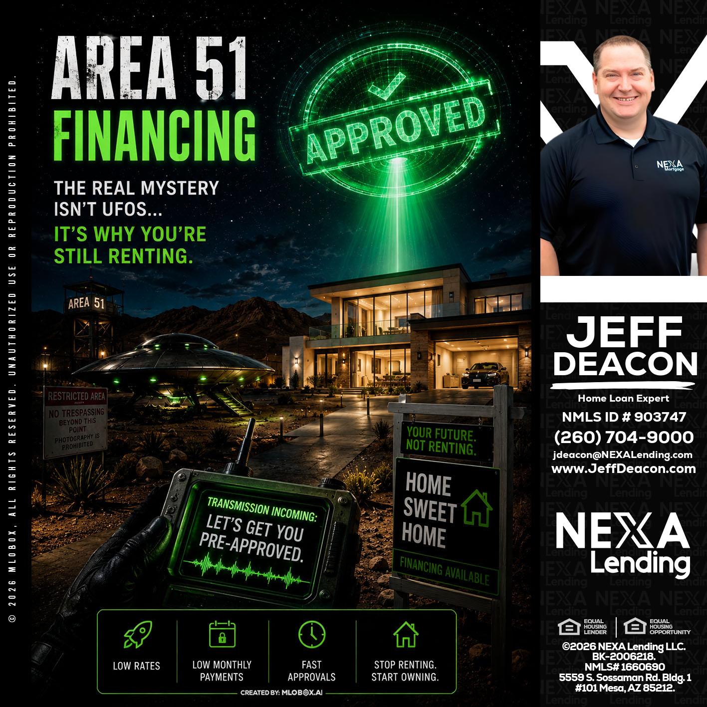 AREA 51 - Jeff Deacon -Senior Loan Officer