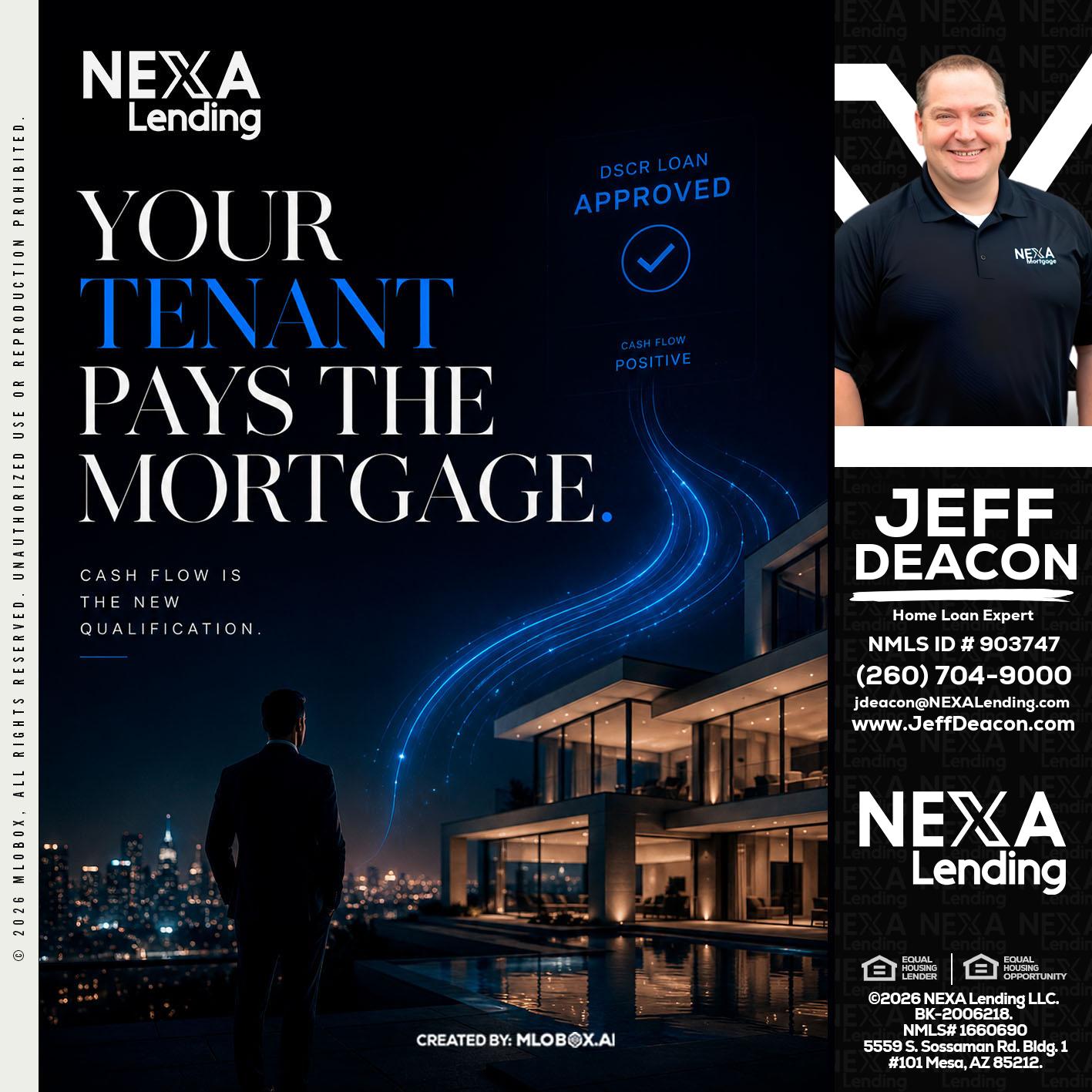 DSCR LOANS - Jeff Deacon -Senior Loan Officer