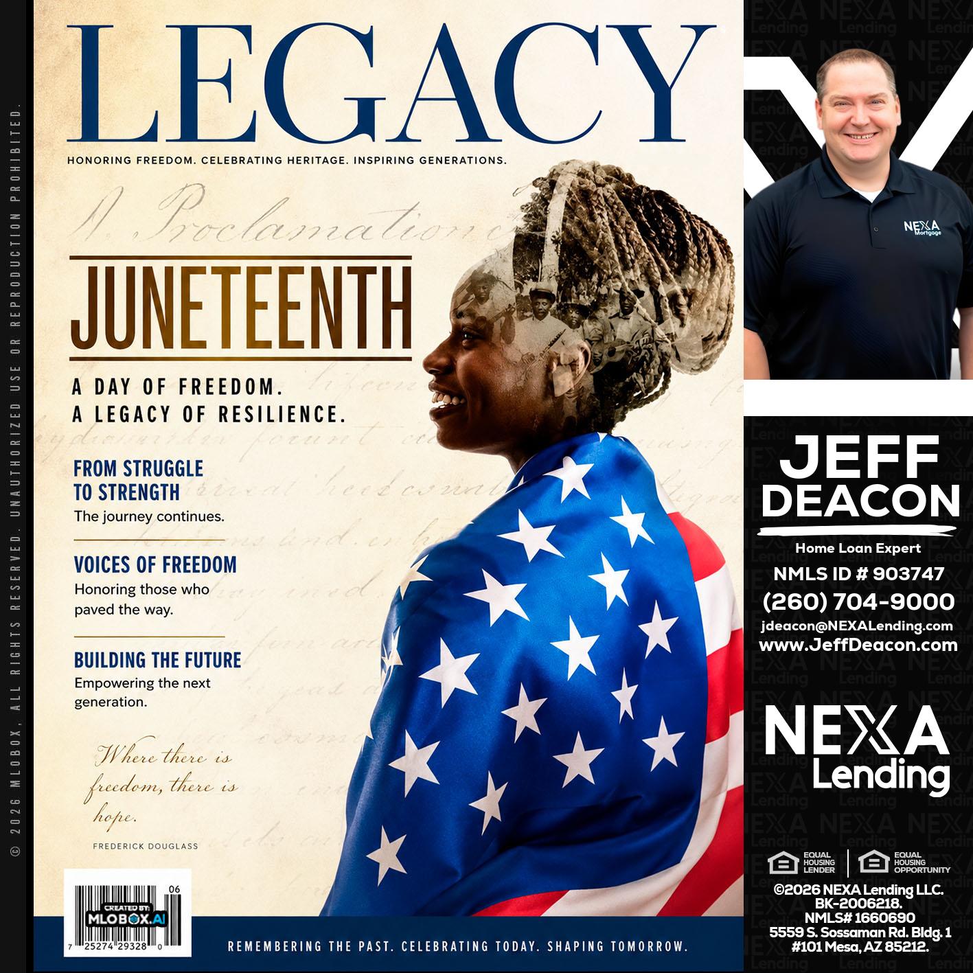 LEGACY - Jeff Deacon -Senior Loan Officer