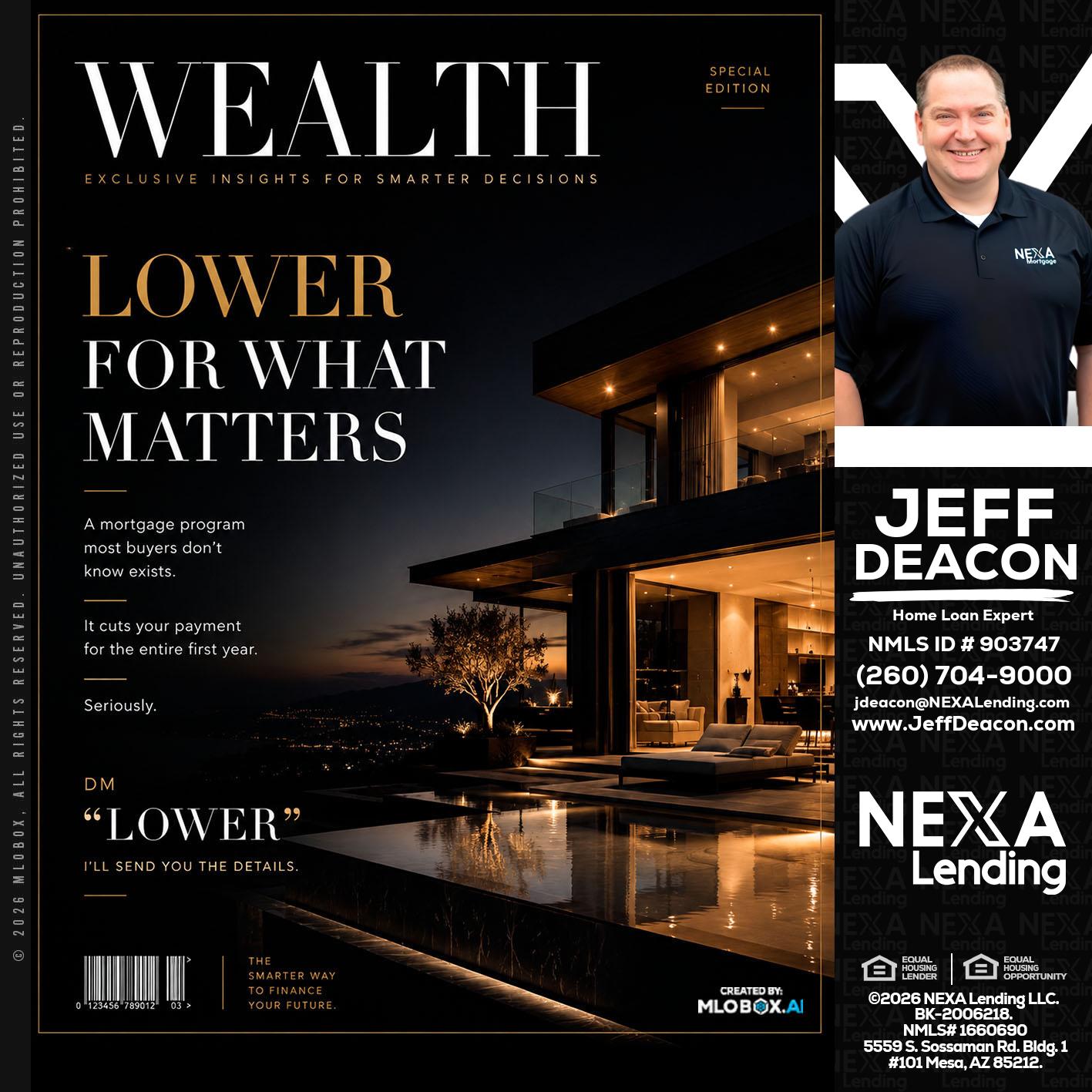 WEALTH - Jeff Deacon -Senior Loan Officer