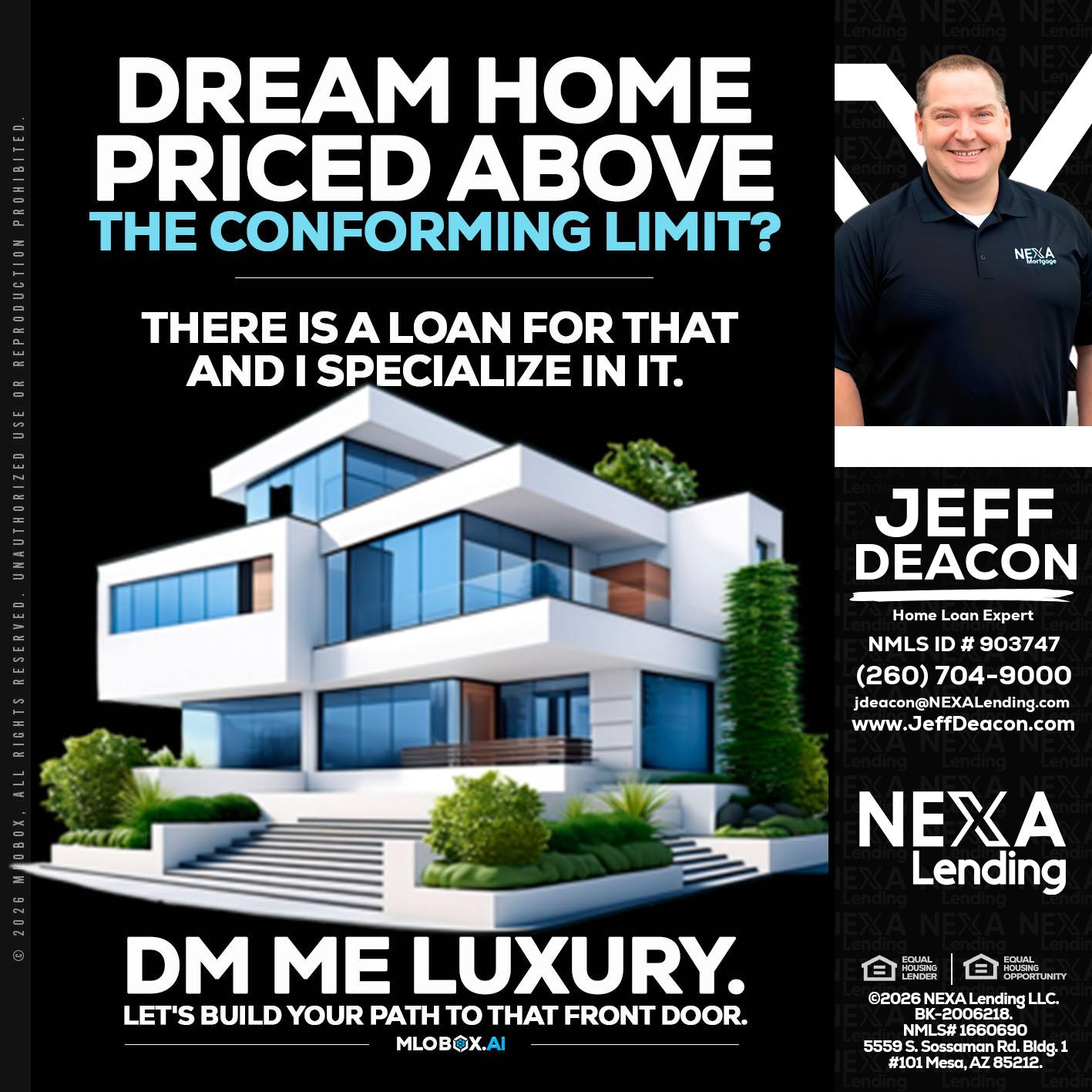DREAM HOME - Jeff Deacon -Senior Loan Officer