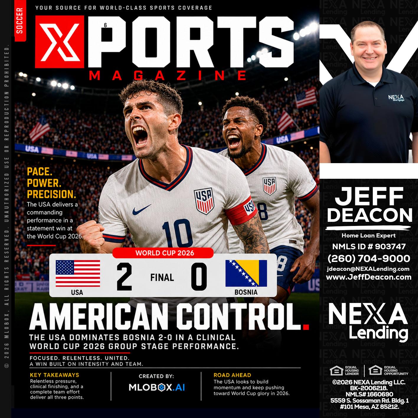 AMERICAN CONTROL - Jeff Deacon -Senior Loan Officer